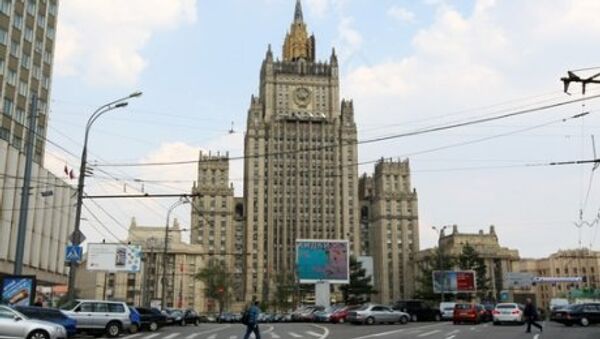Les gratte-ciel de Moscou. L’immeuble du ministère des Affaires étrangères - Sputnik Afrique