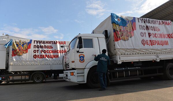 Tous les véhicules du convoi humanitaire sont retournés en Russie - Sputnik Afrique
