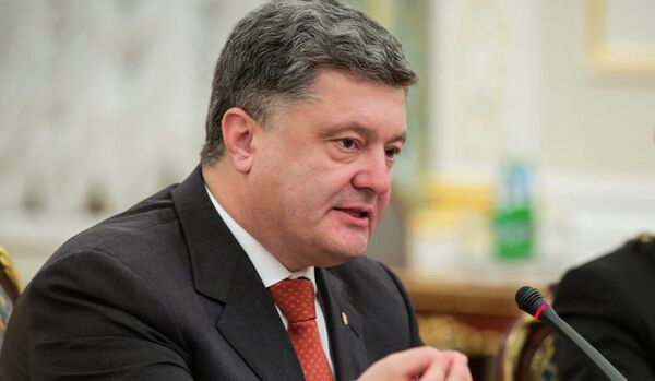 Porochenko a déclaré qu'il ne permettrait pas le scénario transnistrien dans l'Est de l'Ukraine - Sputnik Afrique