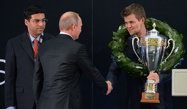 Echecs : Poutine a félicité Carlsen avec la victoire - Sputnik Afrique