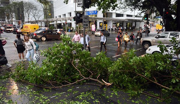 Australie : une violente tempête à Brisbane - Sputnik Afrique