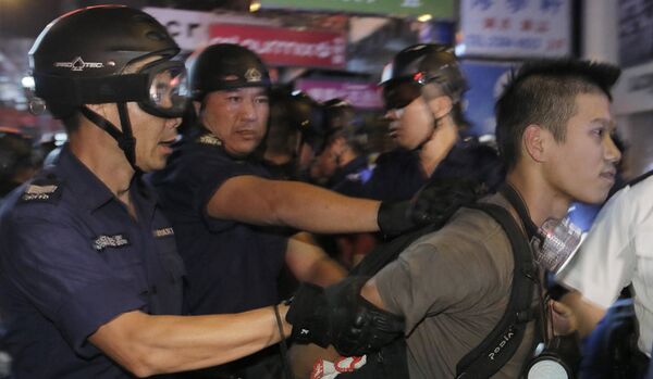 La police de Hong Kong a arrêté des manifestants - Sputnik Afrique