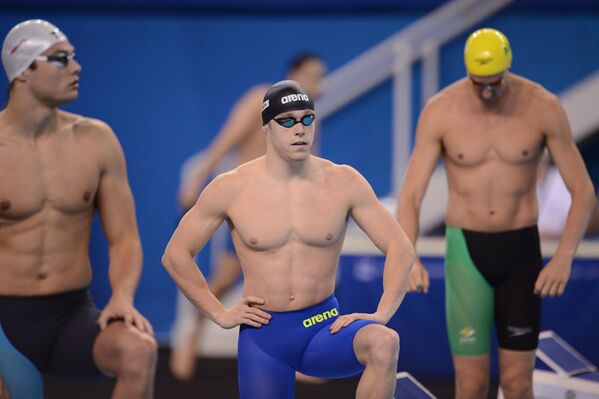 Oleg Tikhobaev (Russie) sur le 50 mètres nage libre. - Sputnik Afrique