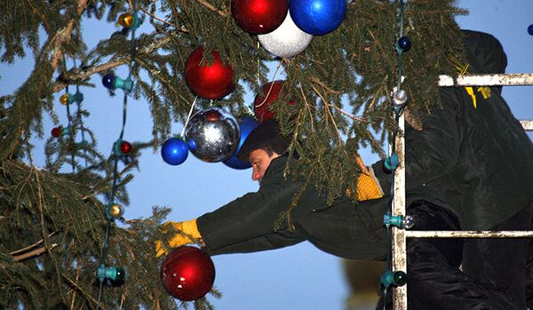 L'arbre du Nouvel An principal en Russe sera décoré avec 3000 boules de Noël - Sputnik Afrique