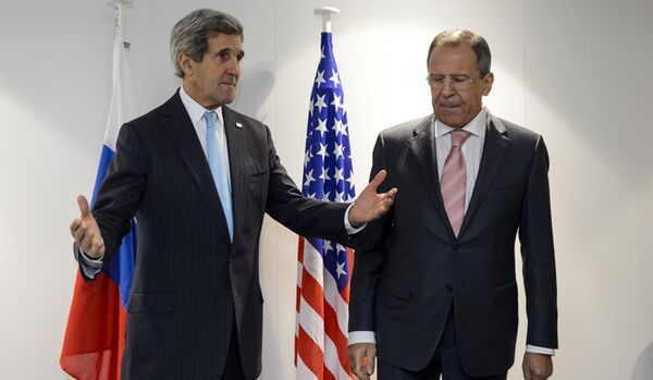 Lavrov et Kerry ont commencé les pourparlers à Rome - Sputnik Afrique