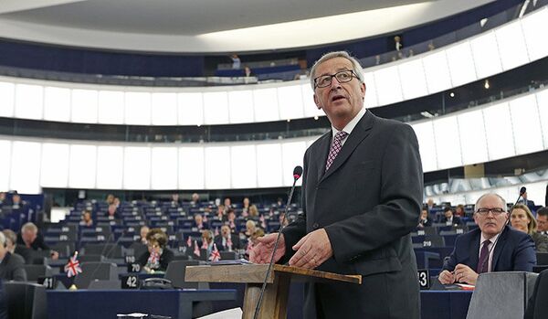 Juncker a présenté le programme de la CE pour 2015 au Parlement européen - Sputnik Afrique