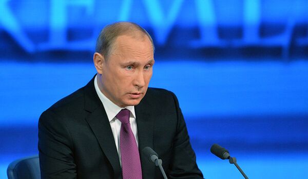 Grande conférence de presse de Vladimir Poutine le 18 décembre - Sputnik Afrique