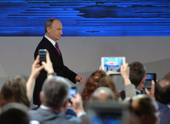 La grande conférence de presse de Vladimir Poutine - Sputnik Afrique