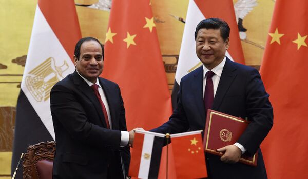 Rencontre de Xi Jinping et Abdel Fattah al-Sissi - Sputnik Afrique