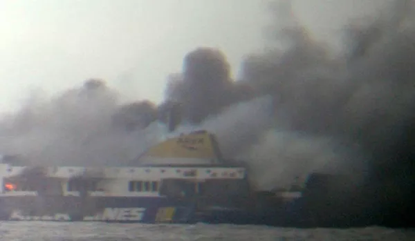 Un mort à la suite de l'incendie du ferry Norman Atlantic (ministère de la Mer grec) - Sputnik Afrique