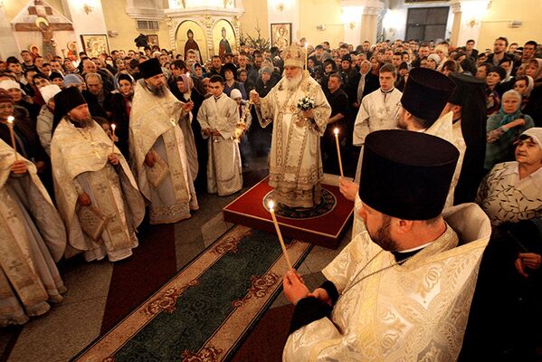 Les chrétiens orthodoxes célèbrent Noël - Sputnik Afrique