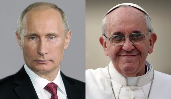 Dans un télégramme à Poutine, le pape souhaite paix et prospérité aux Russes - Sputnik Afrique