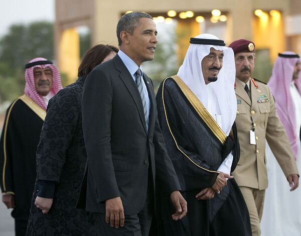 Le président américain Barack Obama et le prince héritier Salmane ben Abdel Aziz - Sputnik Afrique