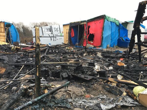 Situation dans le camp à Calais Situation dans le camp à Calais - Sputnik Afrique