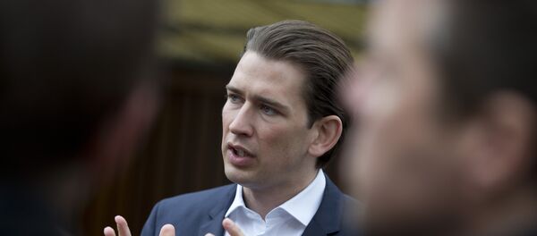 Le ministre autrichien des Affaires étrangères Sebastian Kurz - Sputnik Afrique
