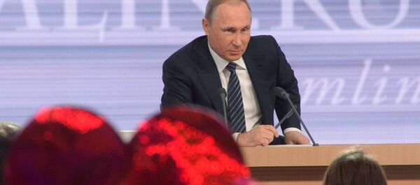 président russe Vladimir Poutine, conférence de presse - Sputnik Afrique