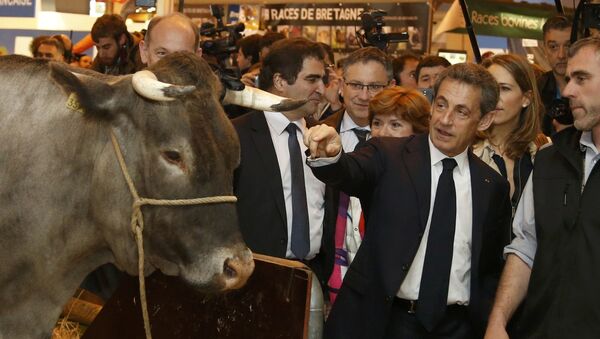 Nicolas Sarkozy au Salon de l’agriculture - Sputnik Afrique