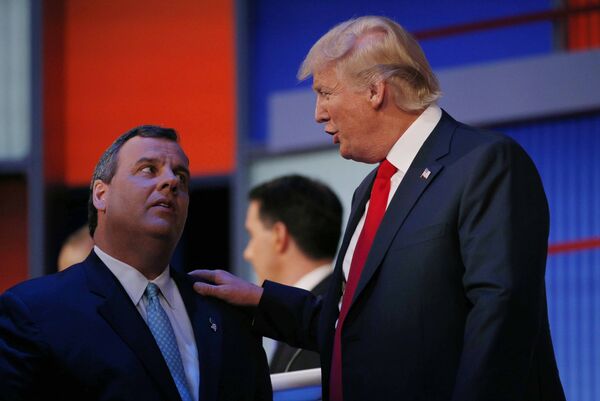 Chris Christie et Donald Trump - Sputnik Afrique