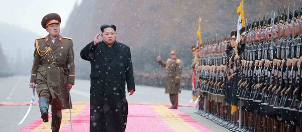 Le dirigeant nord-coréen Kim Jong Le dirigeant nord-coréen Kim Jong - Sputnik Afrique