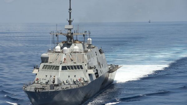 Littoral combat ship USS conducts routine patrols in international waters of the South China Sea - Sputnik Afrique