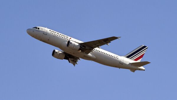 An Air France Airbus A320 takes off from Toulouse-Blagnac airport on February 10, 2015. - Sputnik Afrique