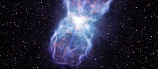 Vue d'artiste du quasar - Sputnik Afrique