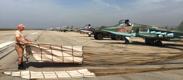 Su-25 sur la base de Hmeimim, Syrie - Sputnik Afrique