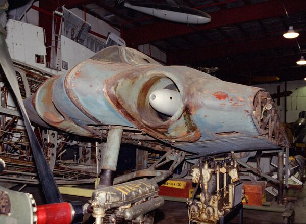 Pièces du Horten Ho 229 v3 au Smithsonian's Garber restoration facility (National Air and Space Museum) Pièces du Horten Ho 229 v3 au Smithsonian's Garber restoration facility (National Air and Space Museum) - Sputnik Afrique