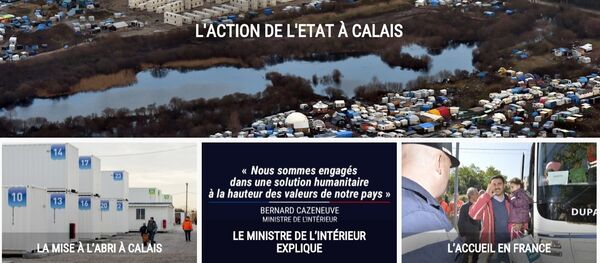 Jungle de Calais: l'Etat lance un site internet pour vendre son action - Sputnik Afrique