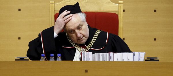 Andrzej Rzeplinski, chef de la Cour constitutionnelle de Pologne - Sputnik Afrique