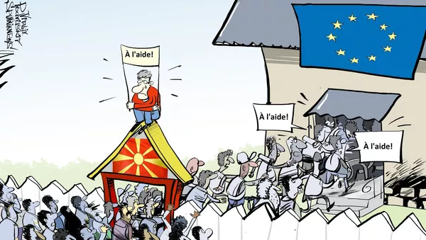 Migrants: le président macédonien critique l'UE pour son inaction - Sputnik Afrique