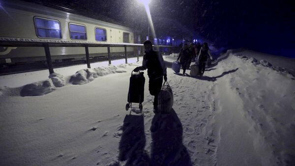 Des réfugiés syriens en Finlande - Sputnik Afrique