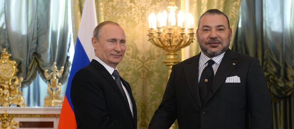 Встреча президента РФ В. Путина с королем Марокко Мухаммедом VI - Sputnik Afrique