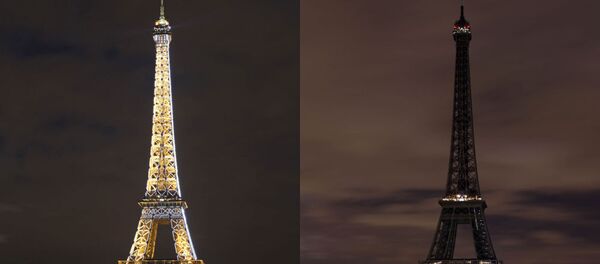 La Tour Eiffel participe à Earth Hour 2015 - Sputnik Afrique