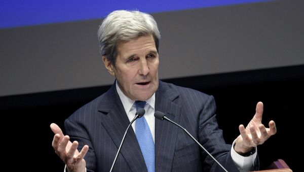 Le secrétaire d'Etat américain John Kerry - Sputnik Afrique