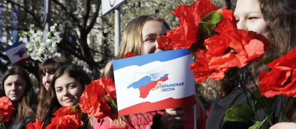 Festveranstaltung zum zweijährigen Jubiläum des Krim-Beitritts Festveranstaltung zum zweijährigen Jubiläum des Krim-Beitritts - Sputnik Afrique
