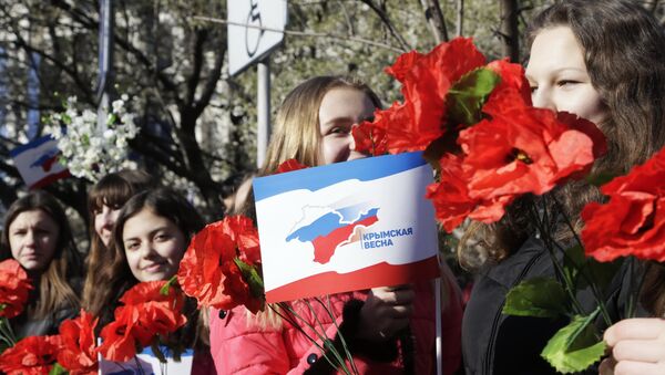Festveranstaltung zum zweijährigen Jubiläum des Krim-Beitritts - Sputnik Afrique