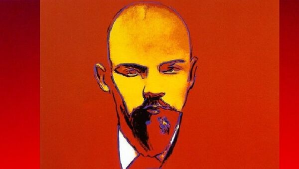Картина Энди Уорхола Красный Ленин - Sputnik Afrique