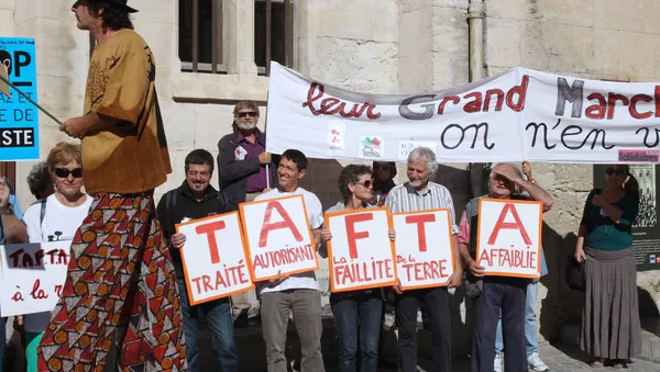 grève contre TAFTA - Sputnik Afrique