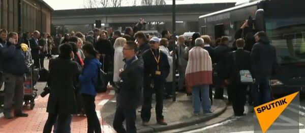 En direct: la situation à l'aéroport de Bruxelles après les attentats - Sputnik Afrique