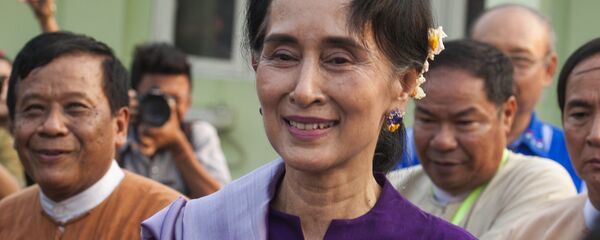 Myanmar democracy icon Aung San Suu Kyi - Sputnik Afrique