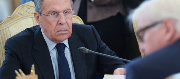 Sergueï Lavrov et Frank-Walter Steinmeier - Sputnik Afrique