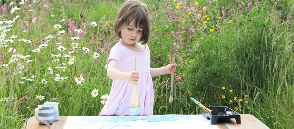 Iris Grace, artiste avec la maladie de l'autisme - Sputnik Afrique