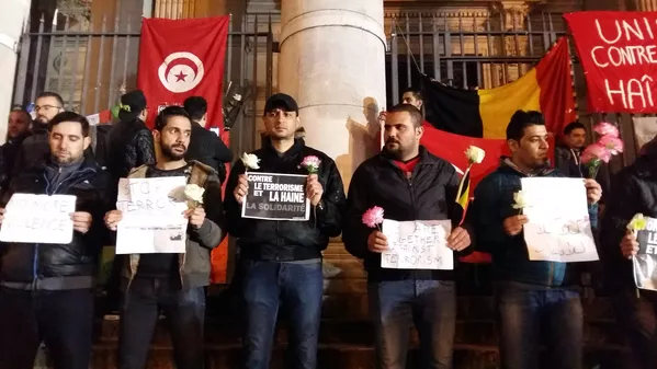 Les hommages en mémoire des victimes des attentats de Bruxelles Les hommages en mémoire des victimes des attentats de Bruxelles - Sputnik Afrique