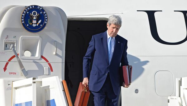 Jonh Kerry à son arrivée à Moscou - Sputnik Afrique