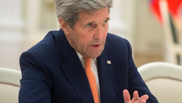 le secrétaire d'Etat américain John Kerry - Sputnik Afrique