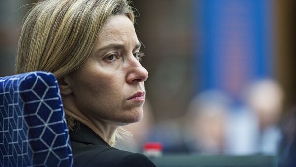 Federica Mogherini, la haute représentante de l'Union européenne pour les affaires étrangères - Sputnik Afrique