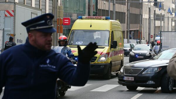 Des manifestants ont envahi la place de la Bourse à Bruxelles - Sputnik Afrique