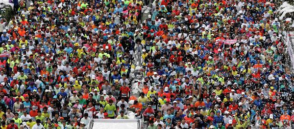 Un marathon, image d'illustration - Sputnik Afrique