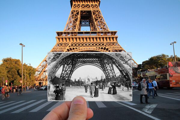 Paris. Fenêtres sur l’Histoire. Tour Eiffel. 1900 - Sputnik Afrique